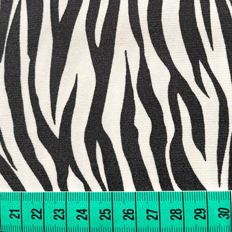 56 rayon 44 viscose satin Animal print zebra animal print fabric