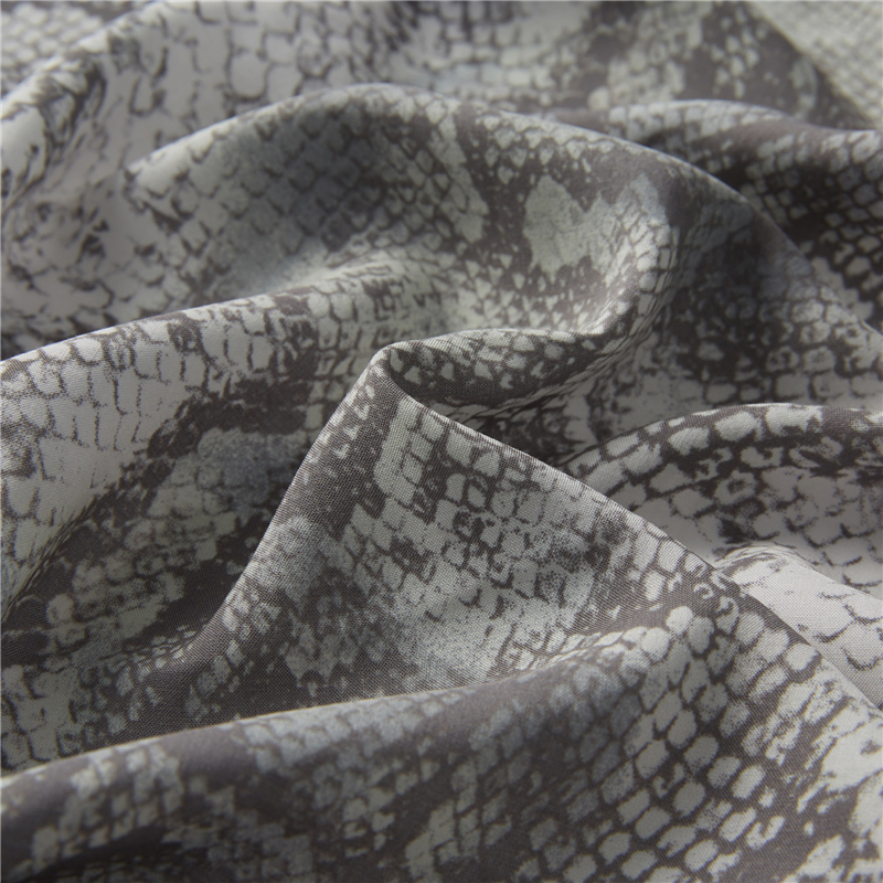 Snakeskin typis C% rayon poplin Eco-amica serpens animal print fabricae