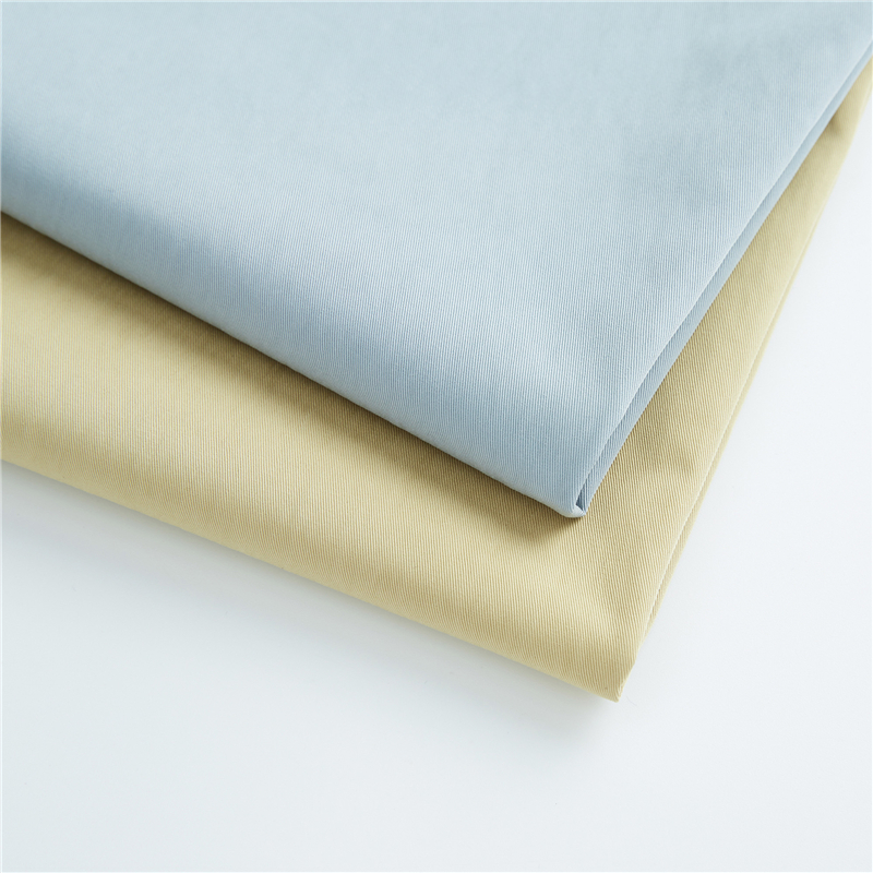 Patet tingere 57% bombacio 43% nylon twill Eco-amica fortuita tunica fabric